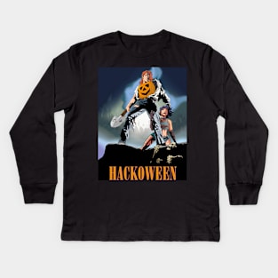 "Hackoween" Kids Long Sleeve T-Shirt